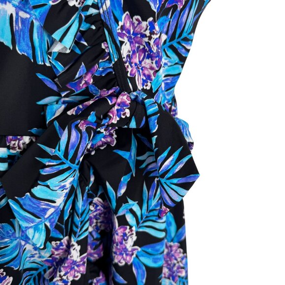 Swim 365 Swimsuits For All One Piece Swim Dress Size 20 Floral Ruffle SW-2063 - Picture 5 of 11
